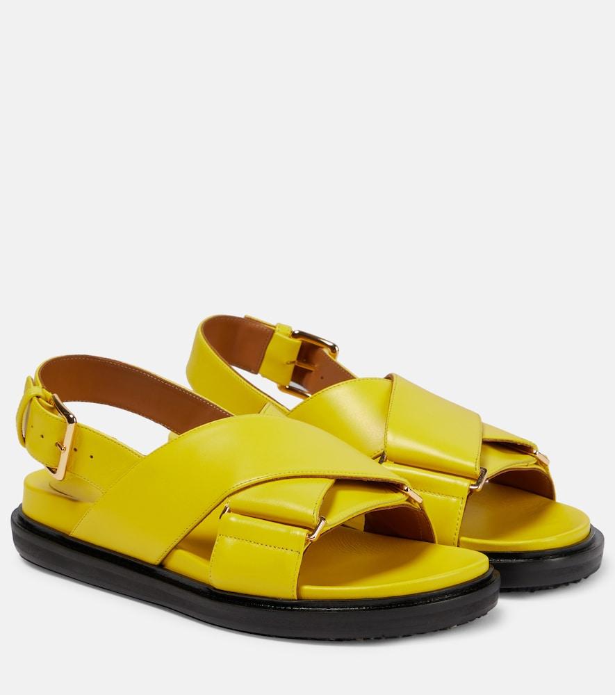 marni fussbett leather sandals
