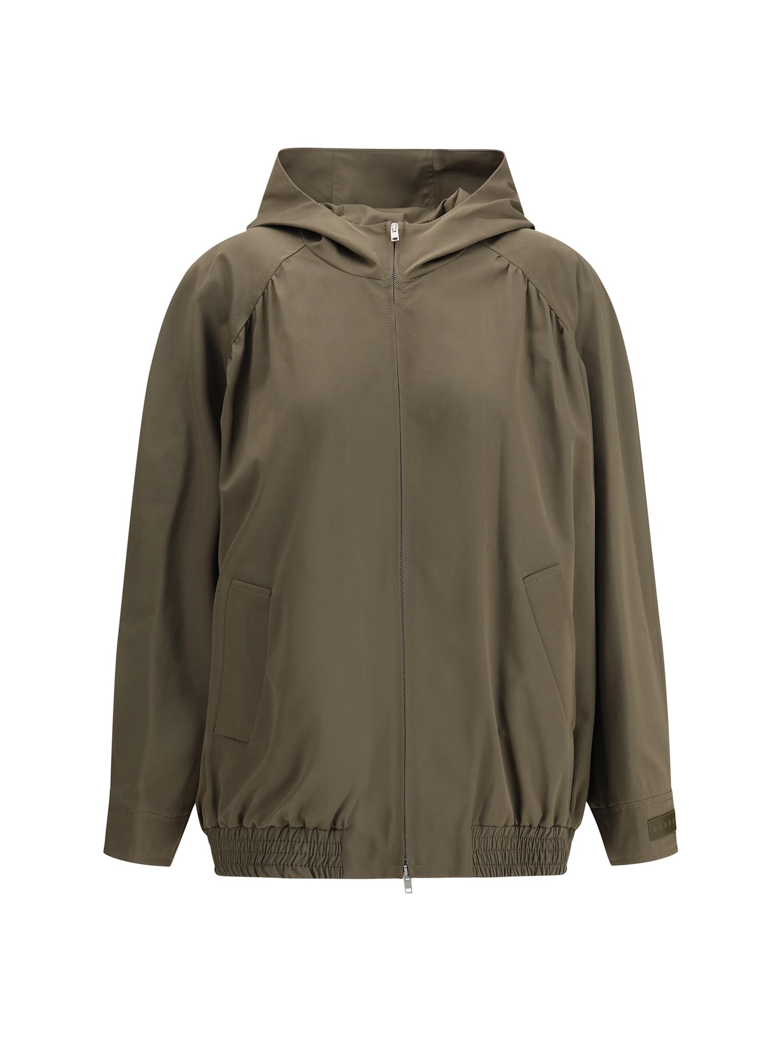 marni hooded bomber jacket
