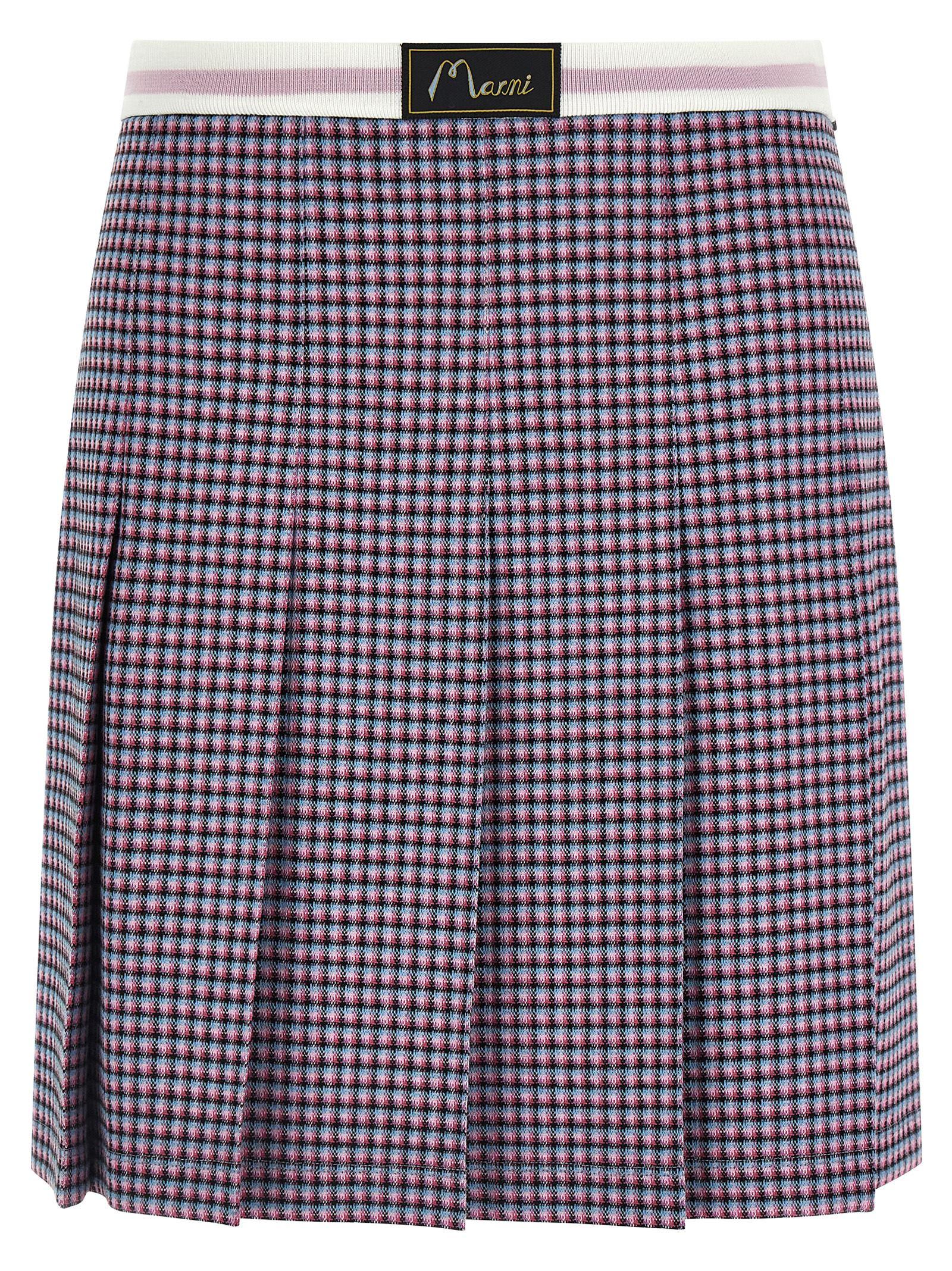 marni houndstooth skirt