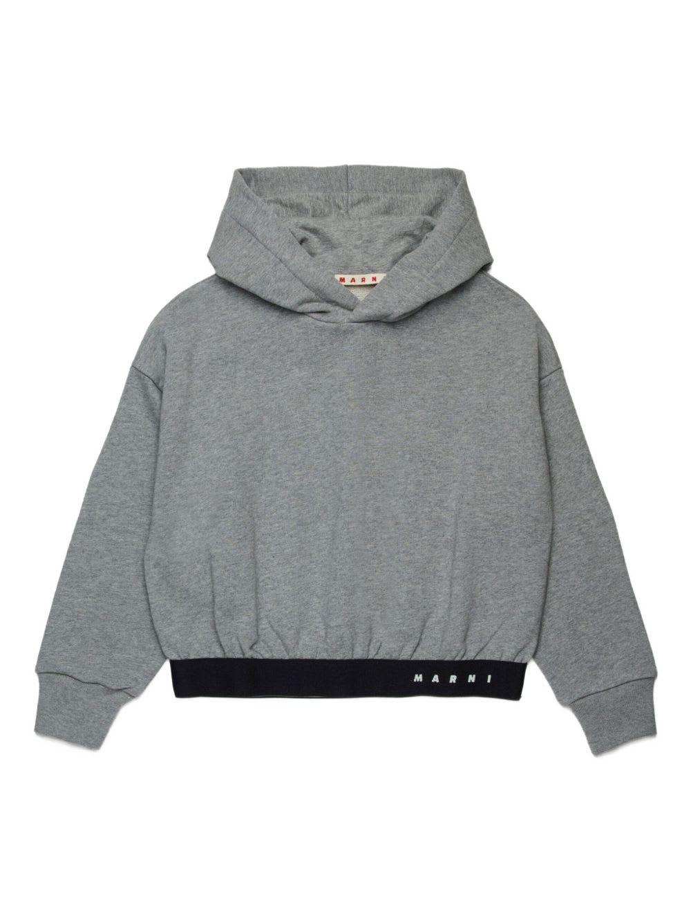 marni kids gray hoodie