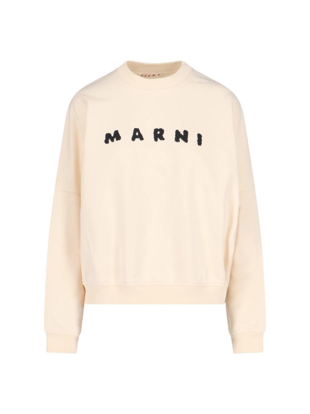 marni logo crewneck sweatshirt