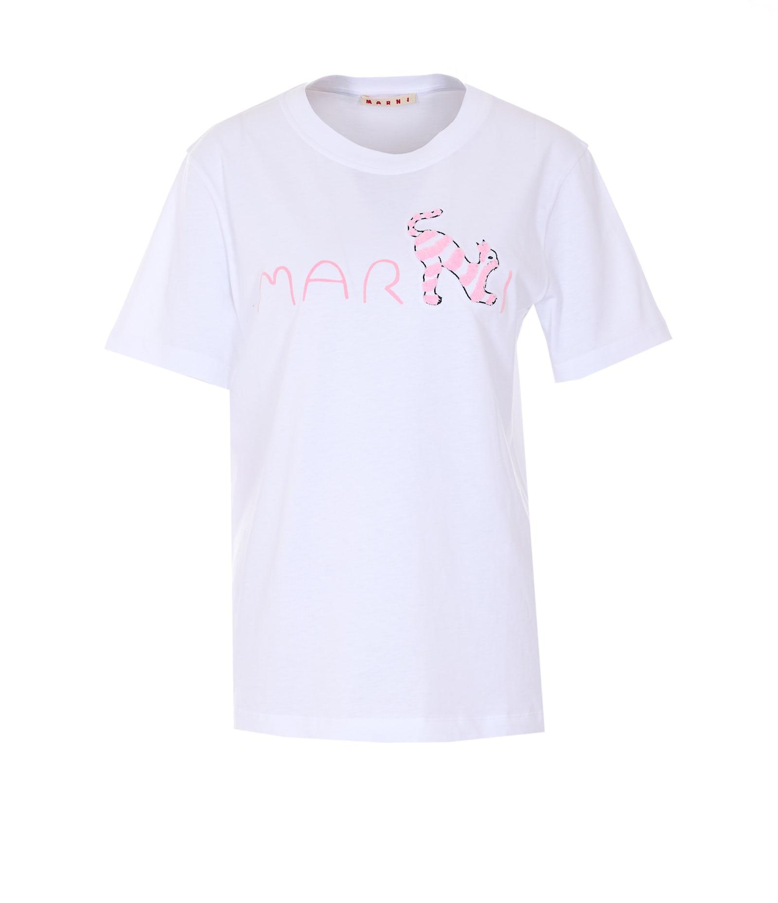marni logo t-shirt