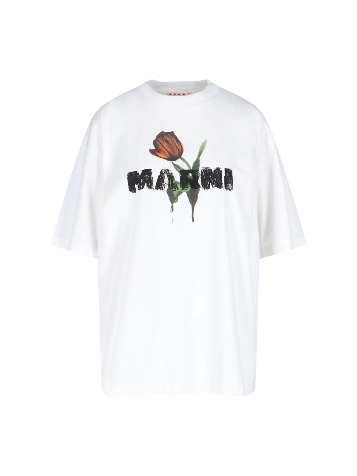 marni logo t-shirt
