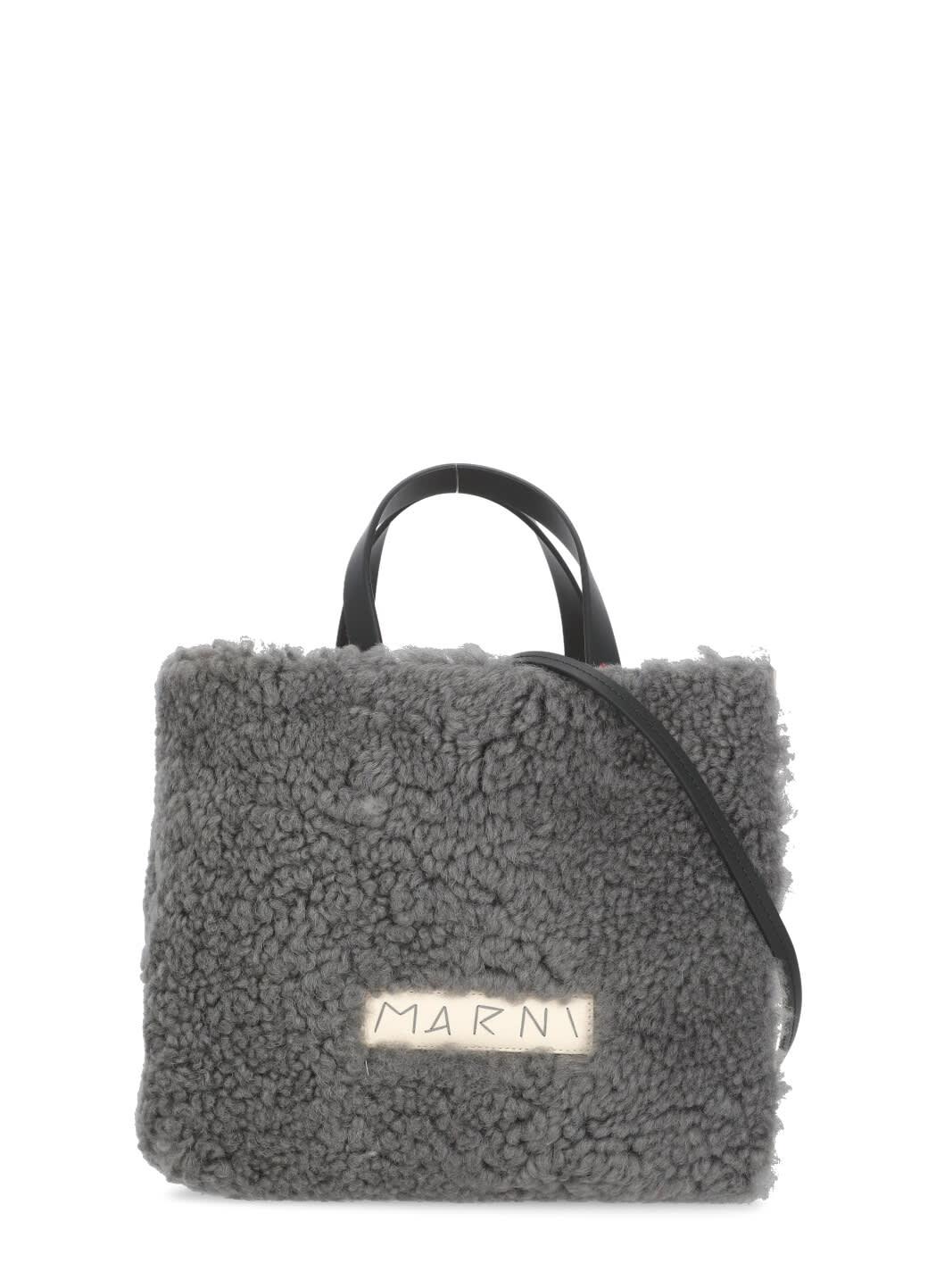 marni logoed bag