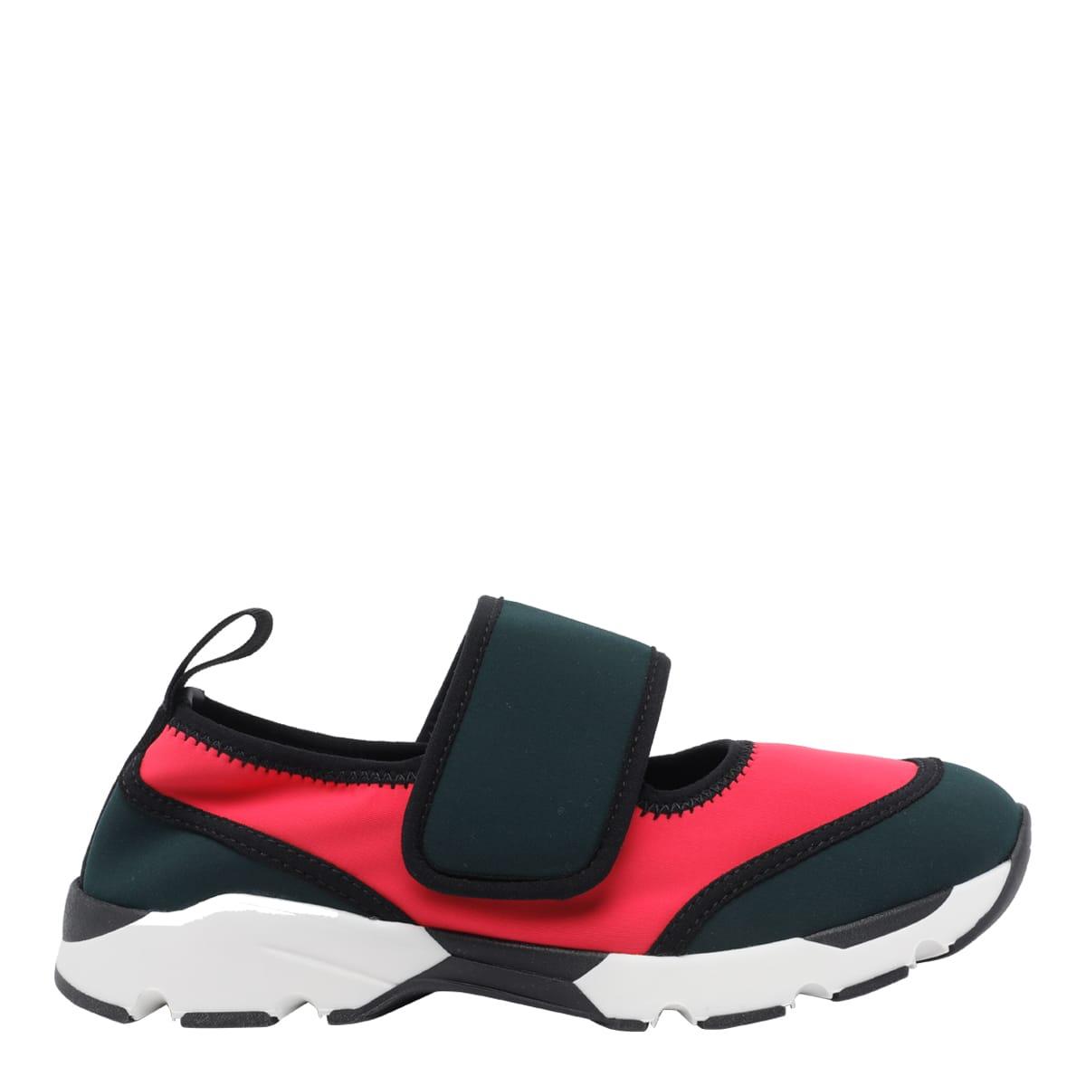 marni lycra mary jane running sneakers