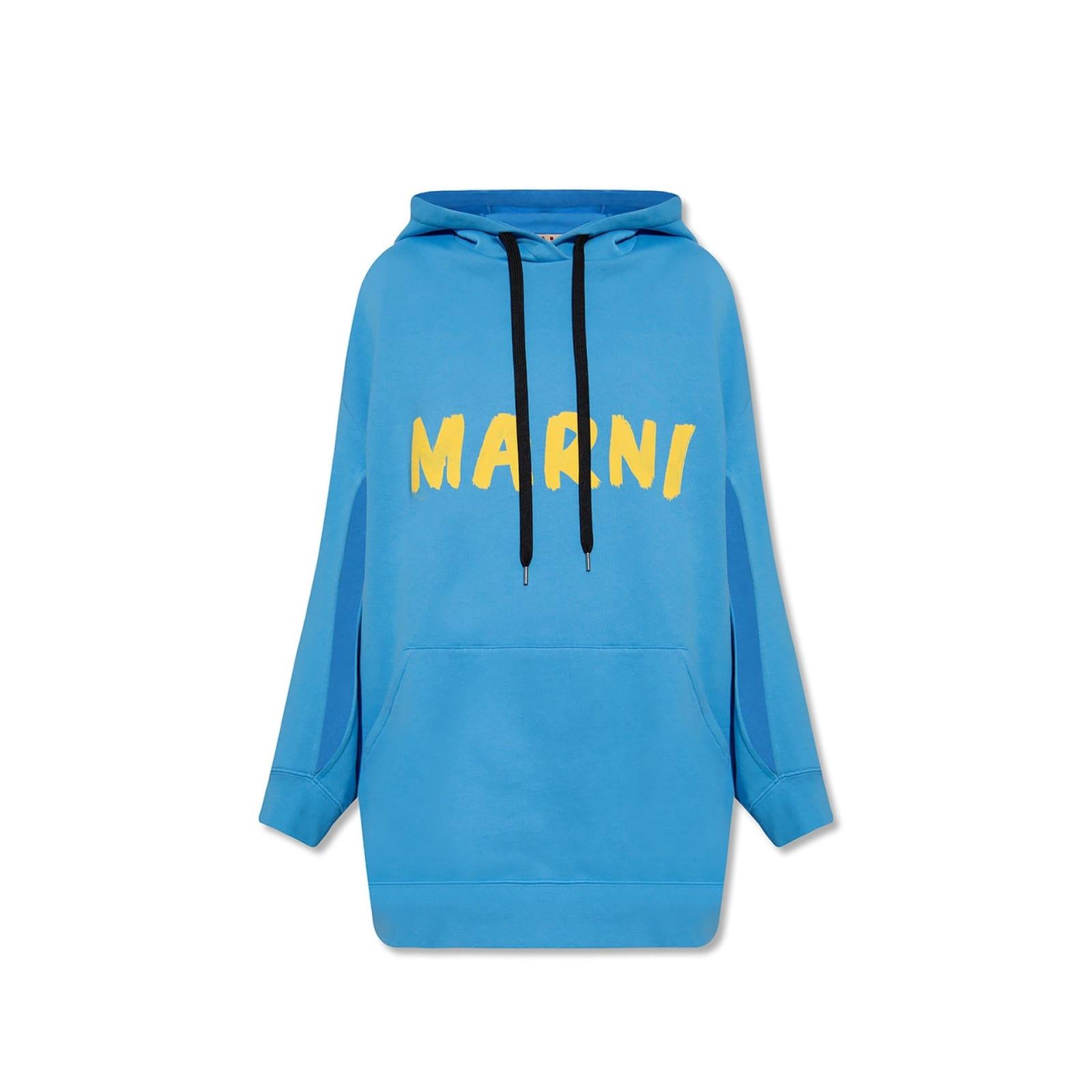 marni oversize hooded sweatshirt