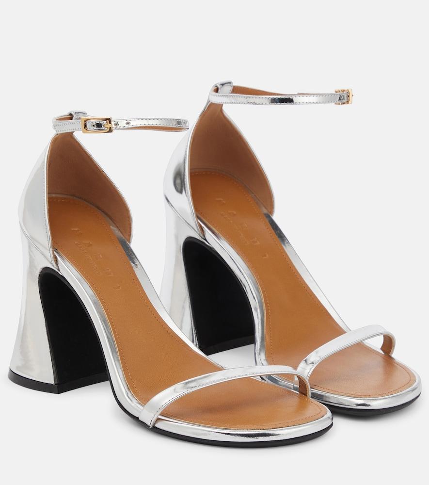 marni patent leather high sandals
