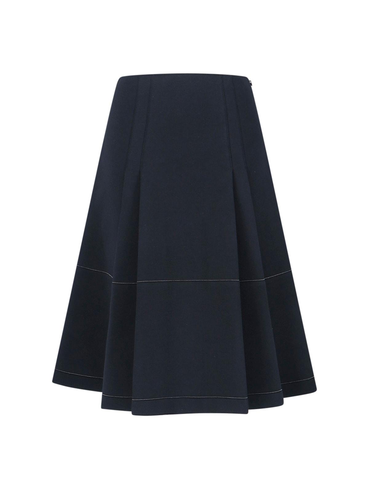 marni pleated midi skirt