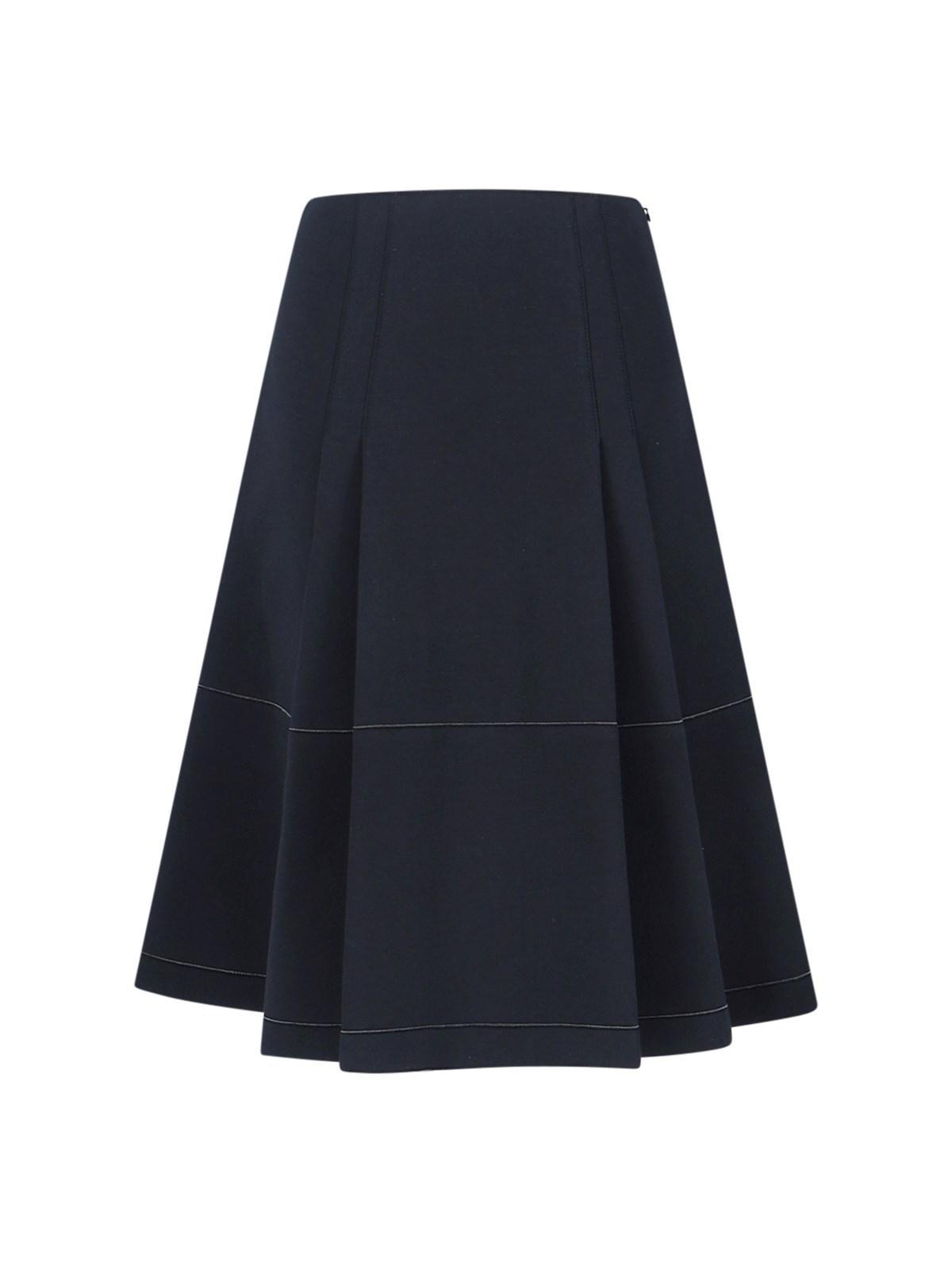 marni pleated midi skirt