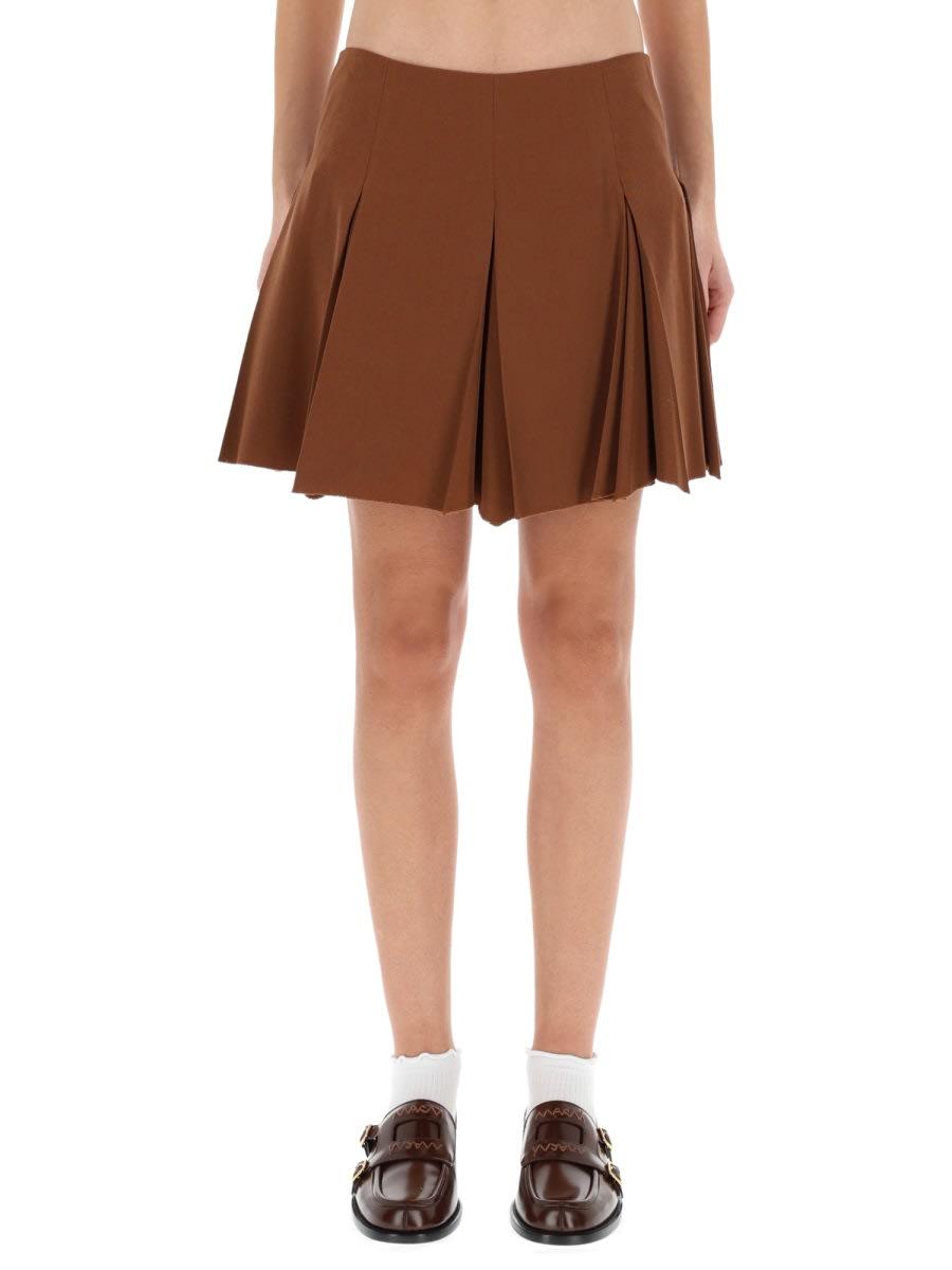 marni pleated miniskirt