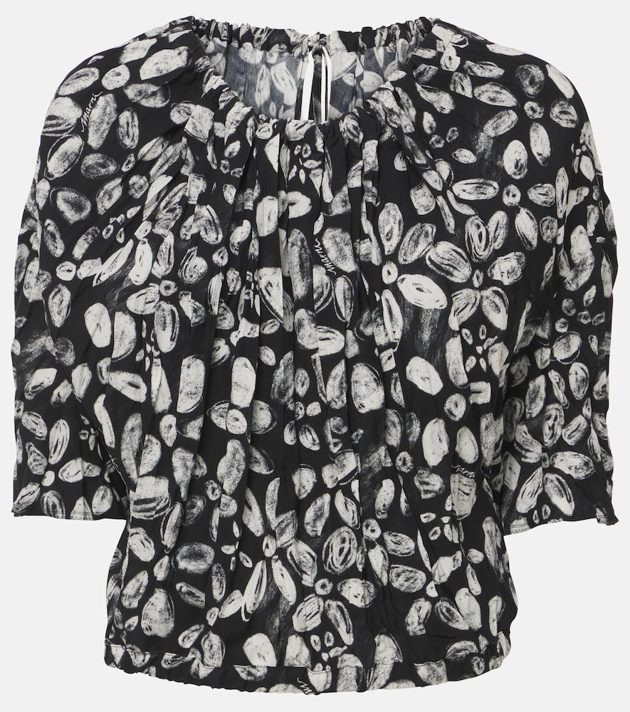 marni printed blouse