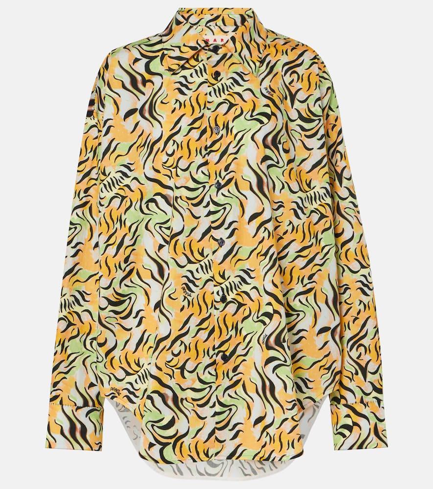 marni printed cotton shirt