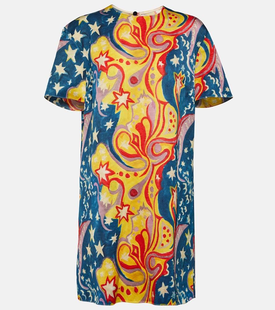 marni printed minidress