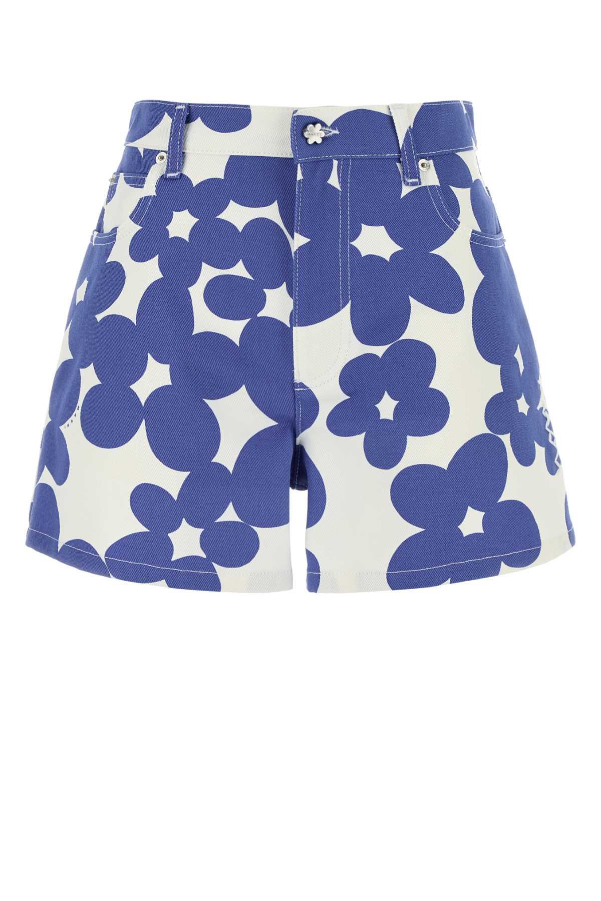 marni printed shorts