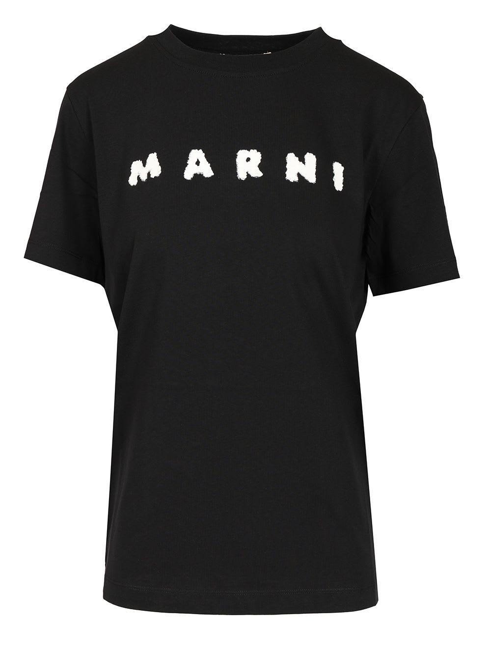marni scribbled logo t-shirt