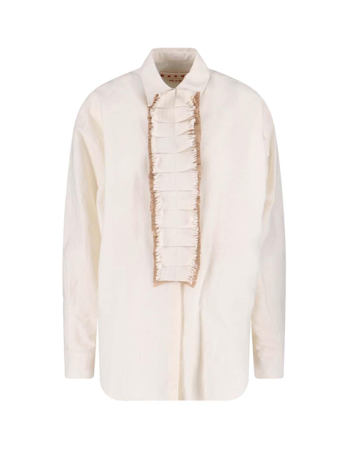 marni shirt with ruffles