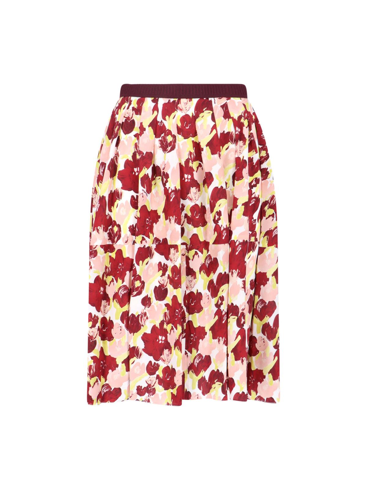 marni skirts multicolour silk - women