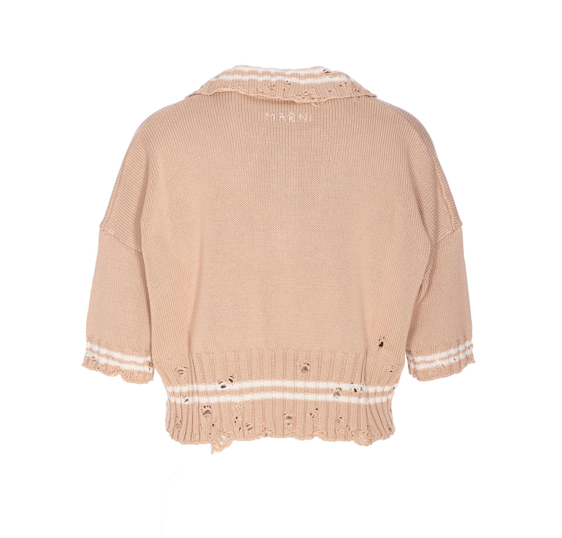 marni sweaters pink cotton - women