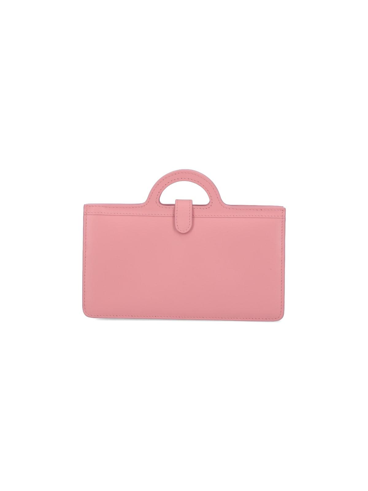 marni tropicalia pink calf leather bag
