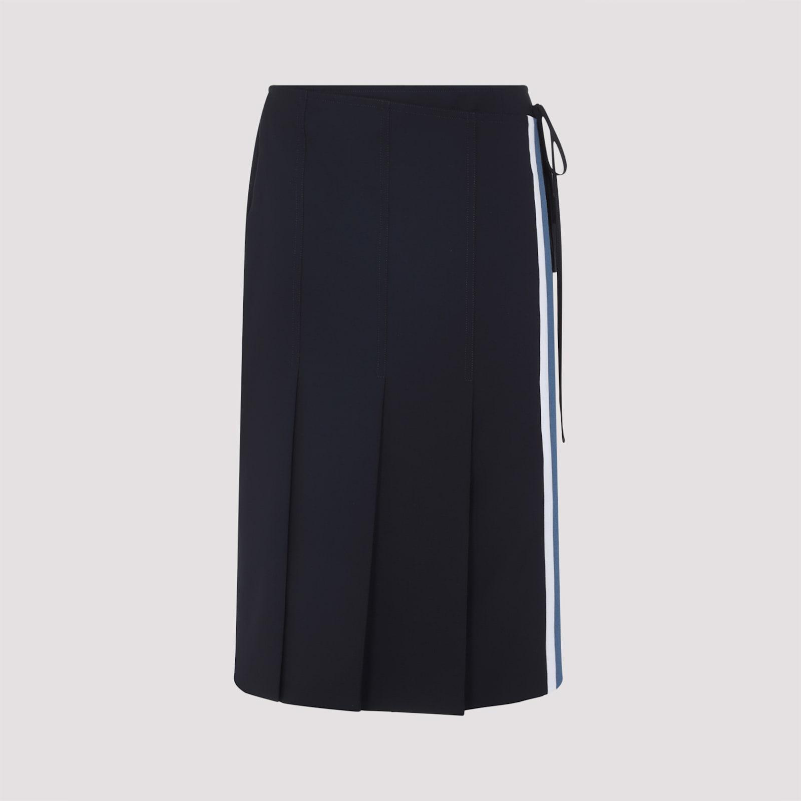 marni virgin wool midi skirt