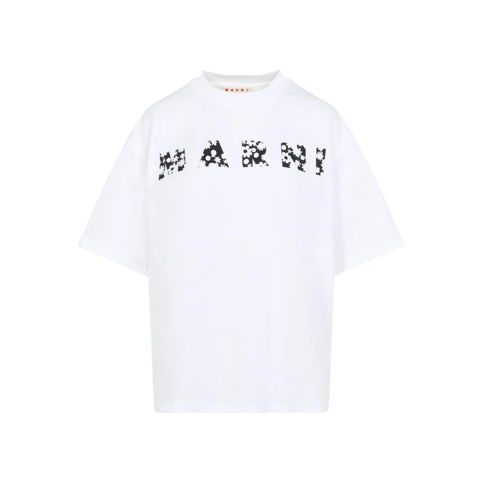 marni white cotton t-shirt