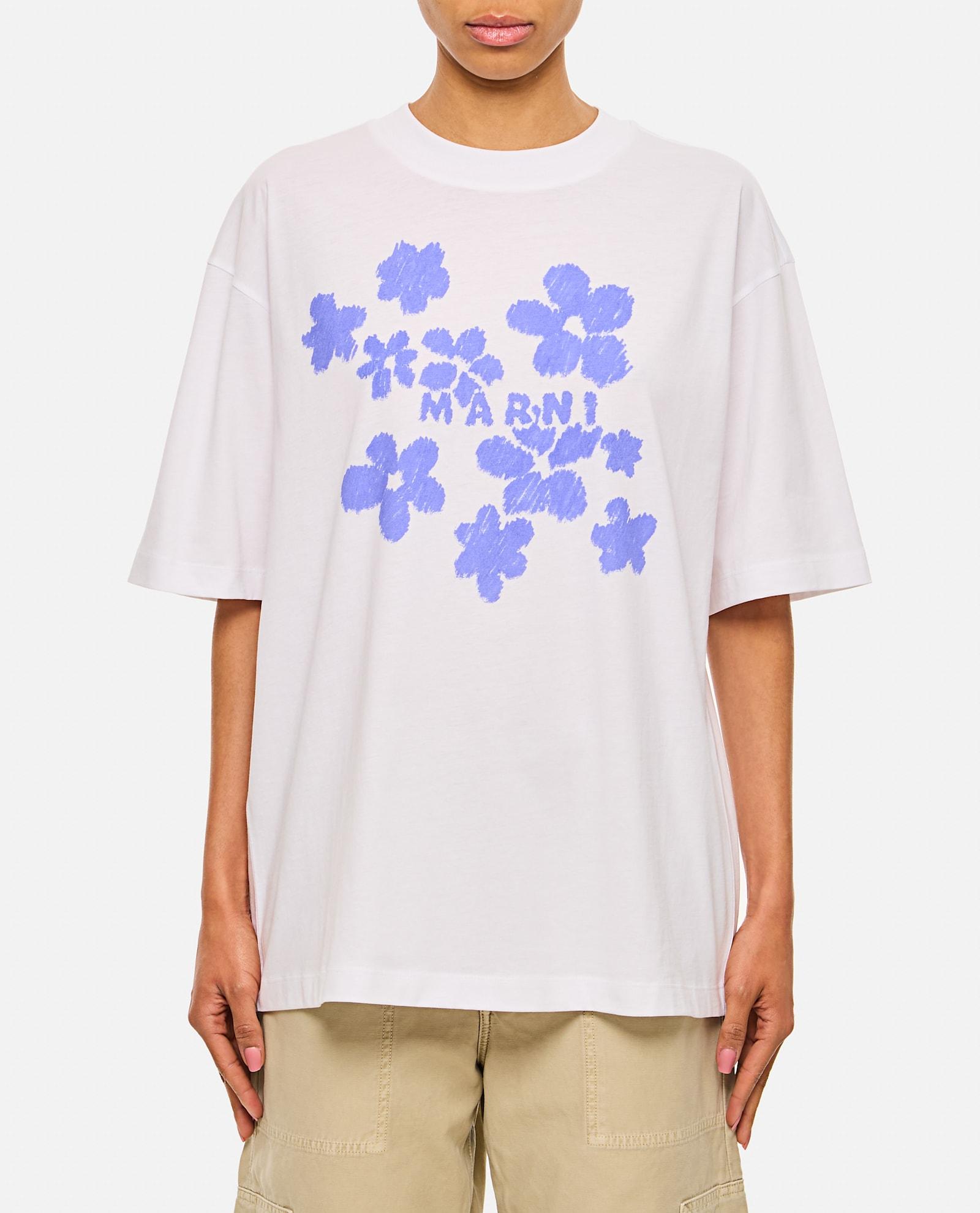 marni white cotton t-shirt