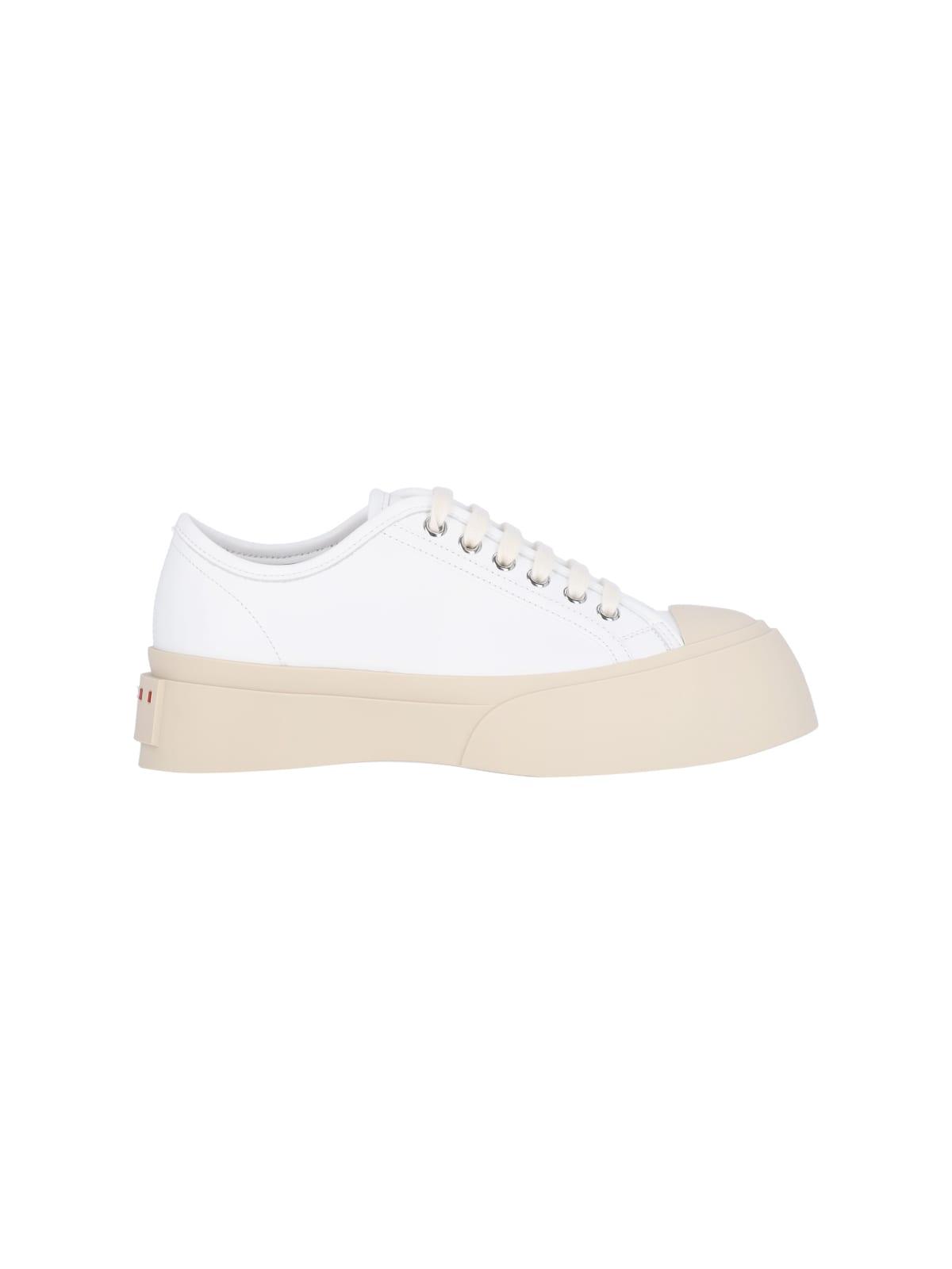 marni white leather pablo sneakers