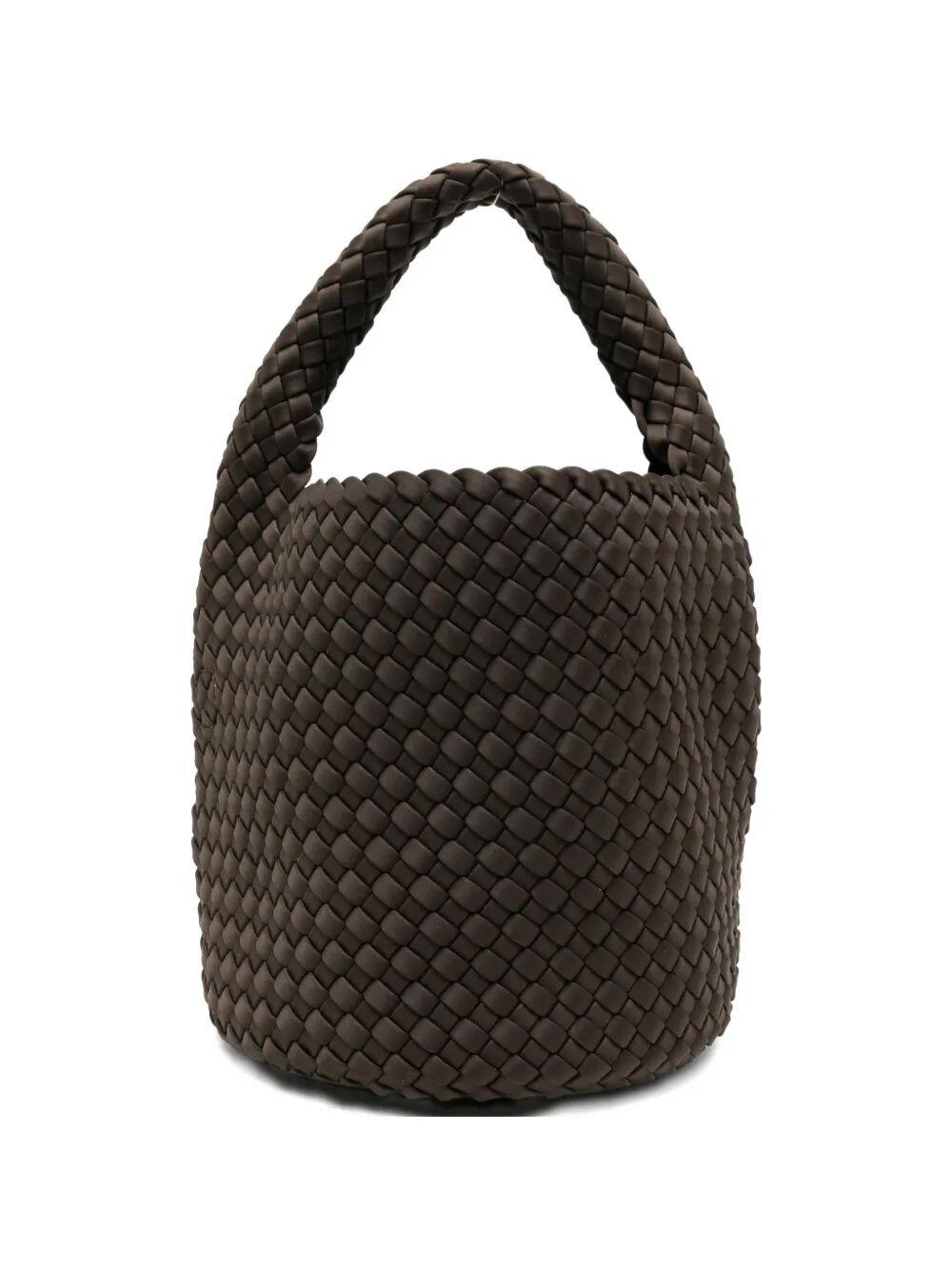marrea basket brown polyester bag - women