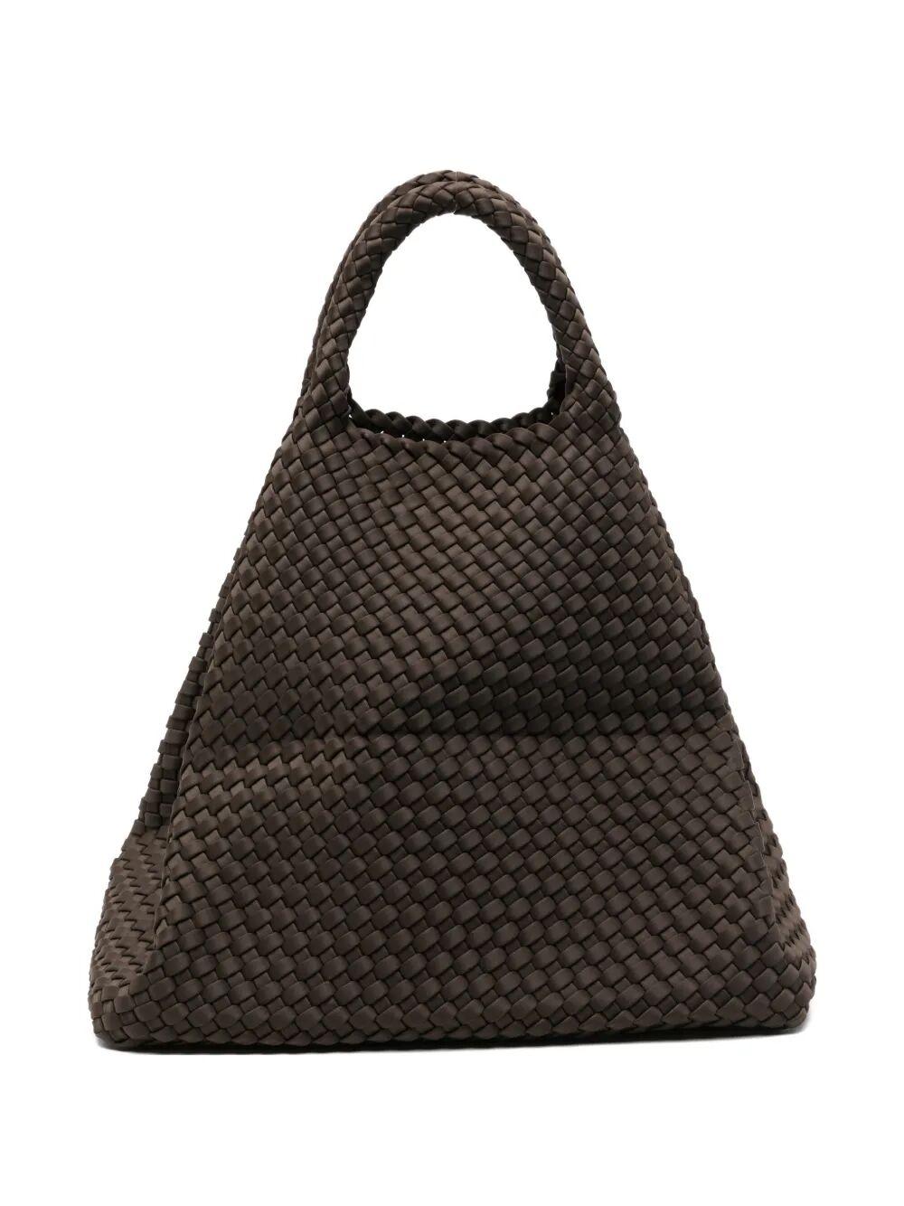 marrea large brown polyester bag - women