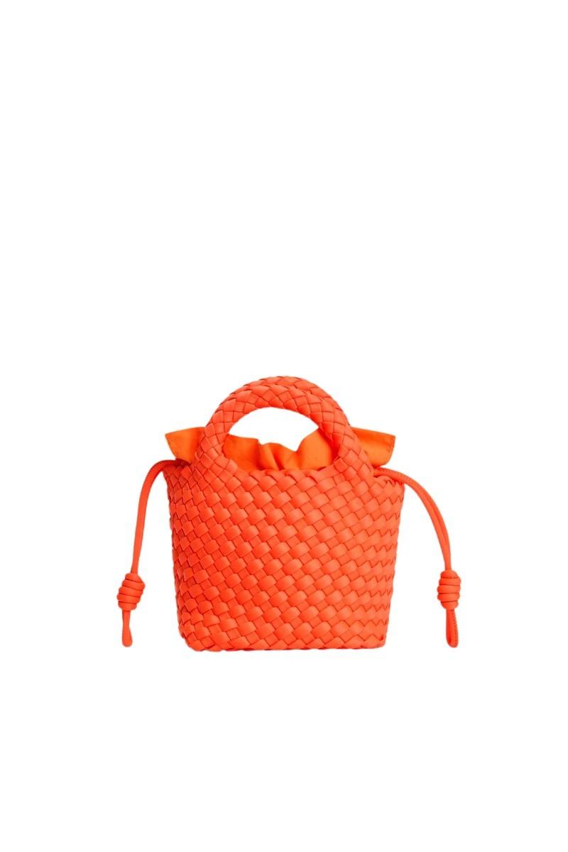 marrea mini yellow & orange polyester bag - women