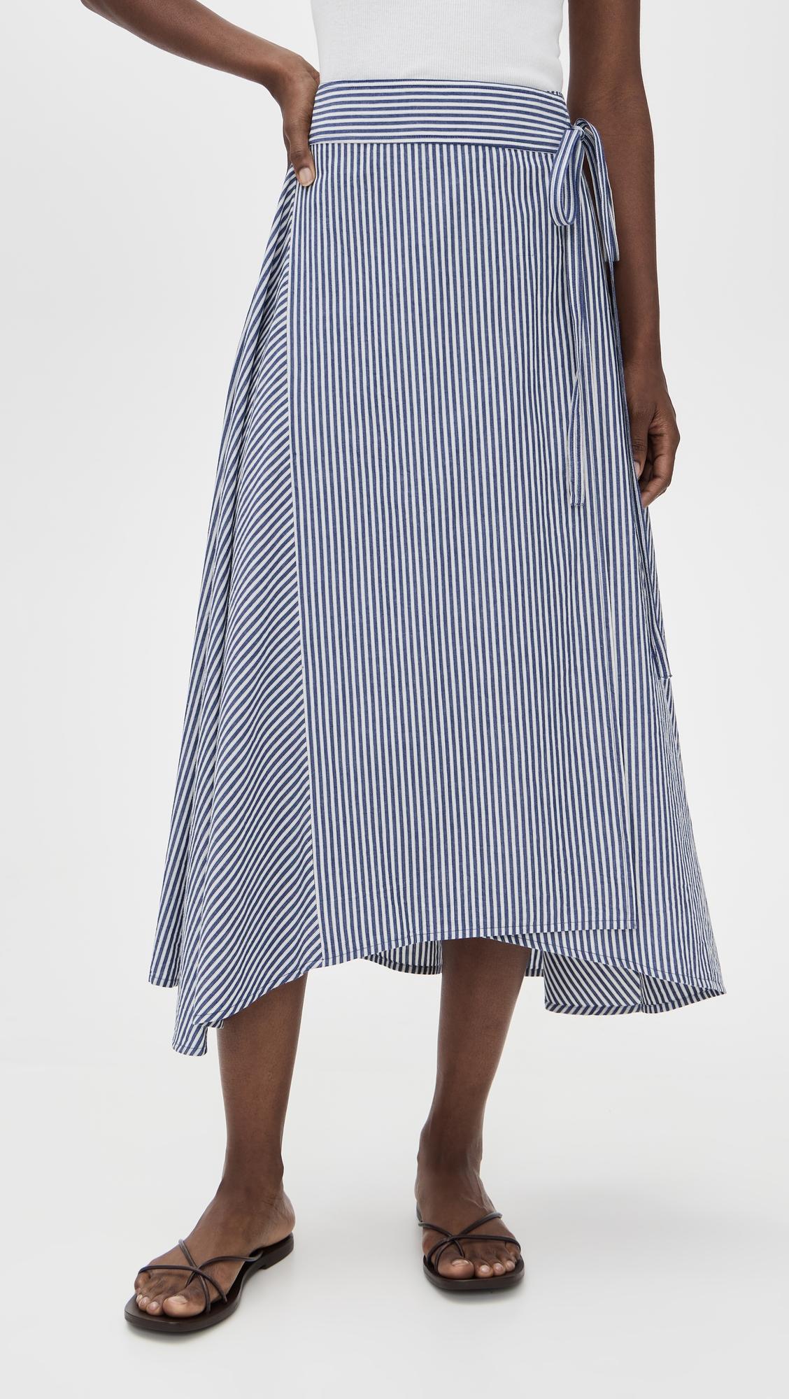 marsala asymmetrical skirt