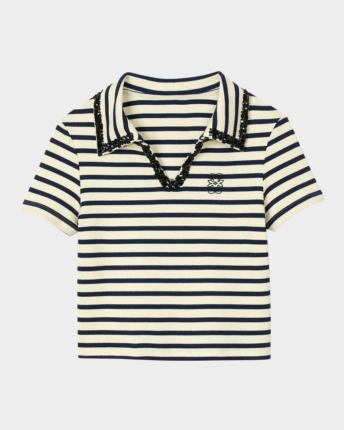 marseille striped polo