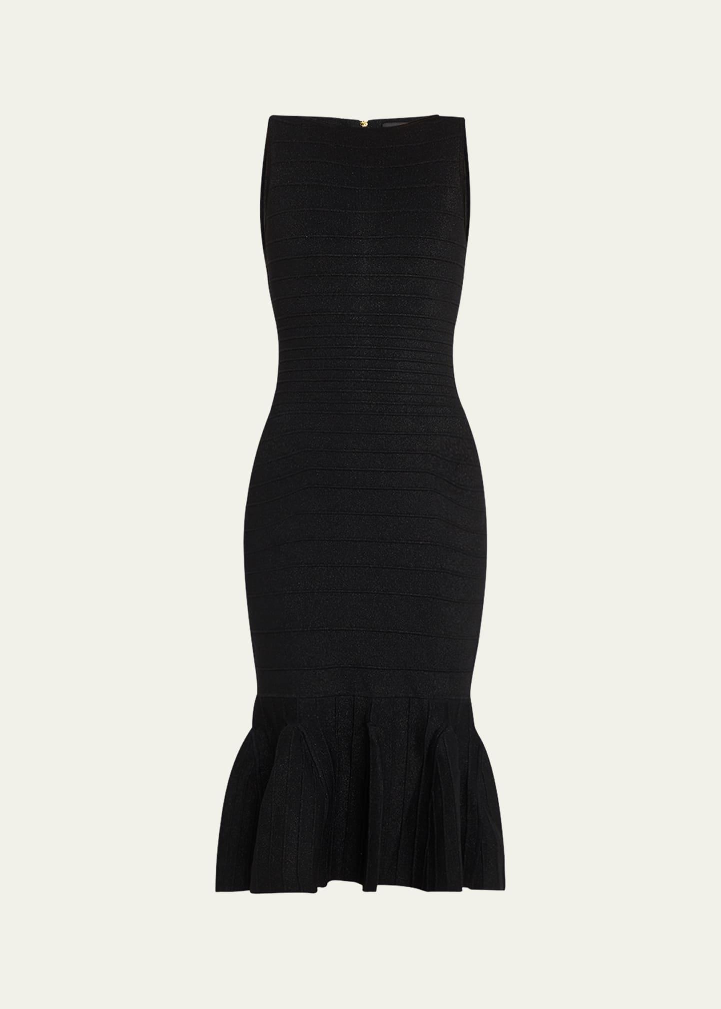 marta knit midi dress