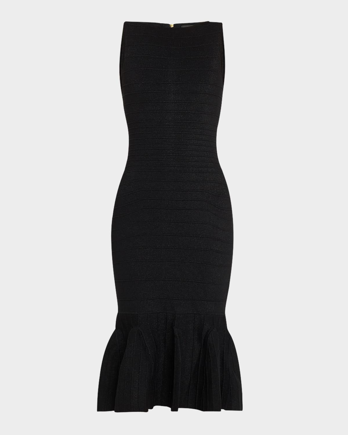 marta knit midi dress