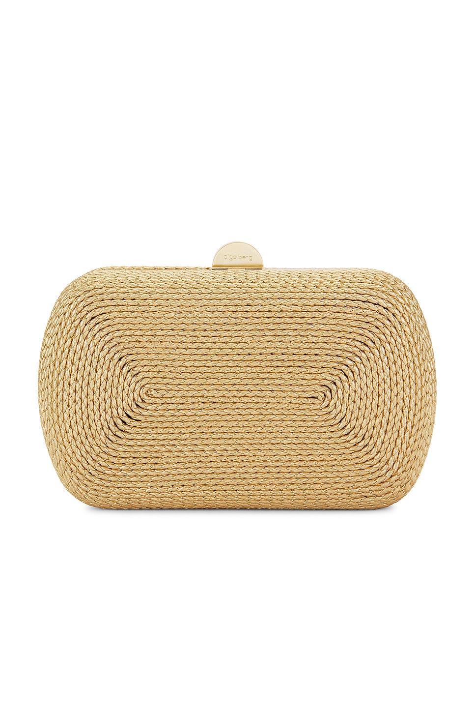 martina coiled rope clutch