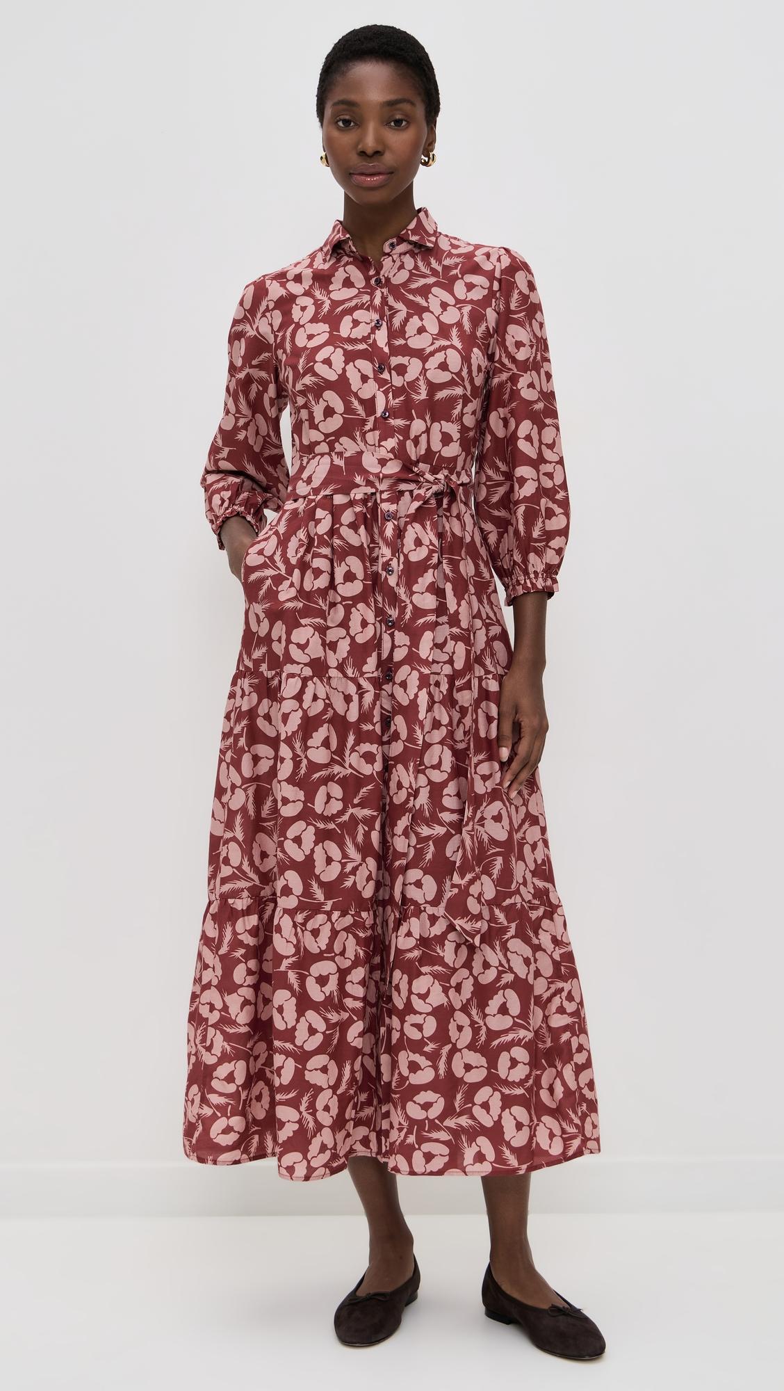 martina dress in briar rosewood