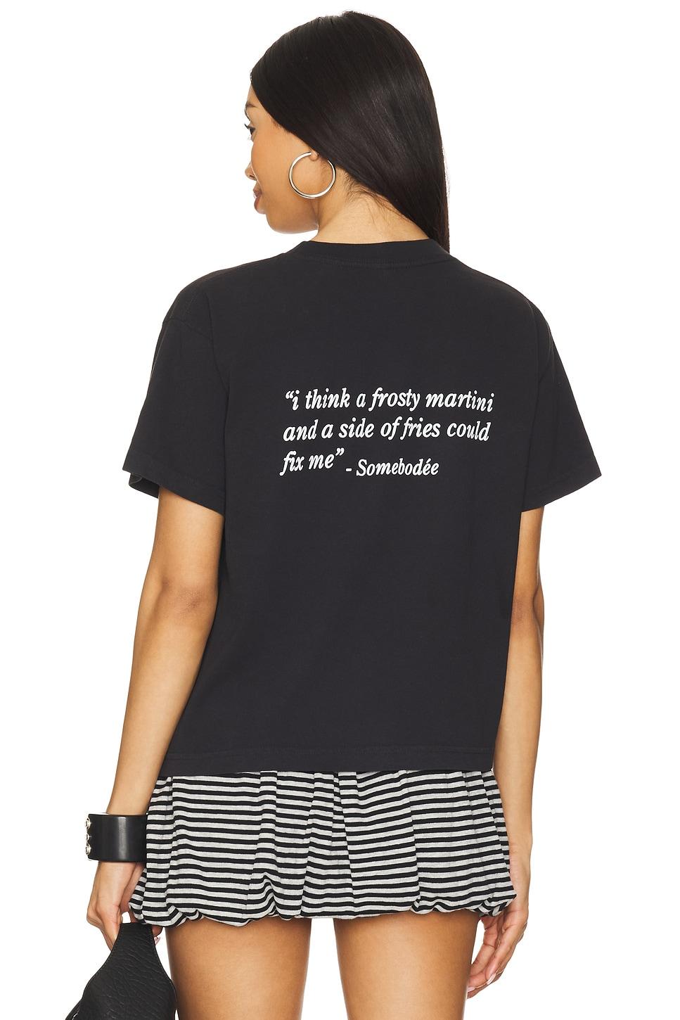 martini graphic tee