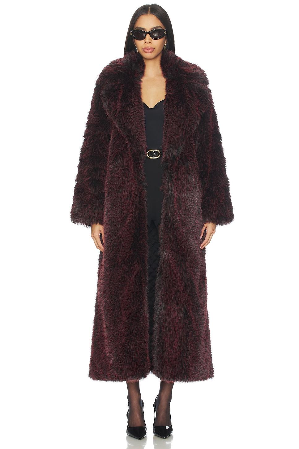 marvin faux fur coat