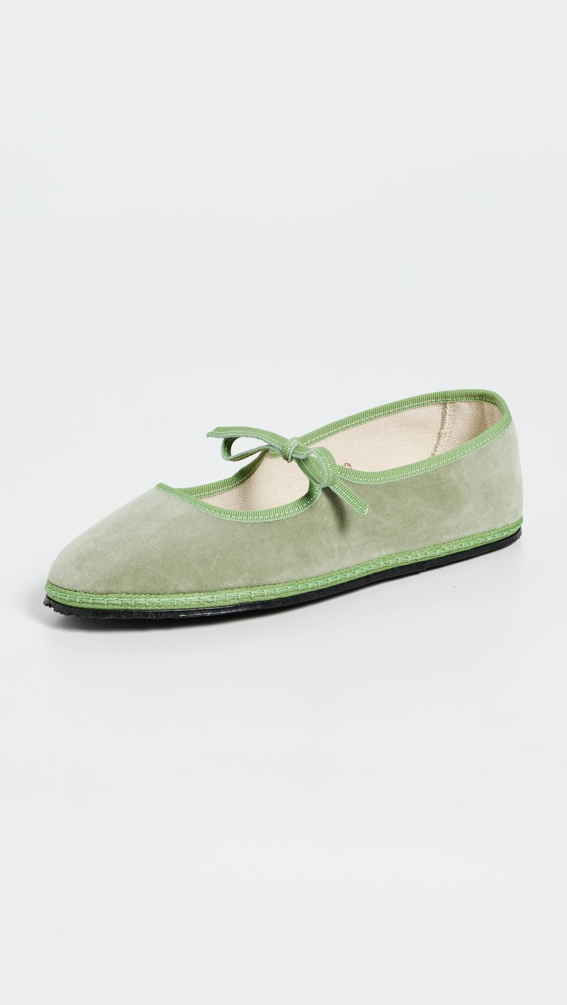 mary jane velvet brigitte flats