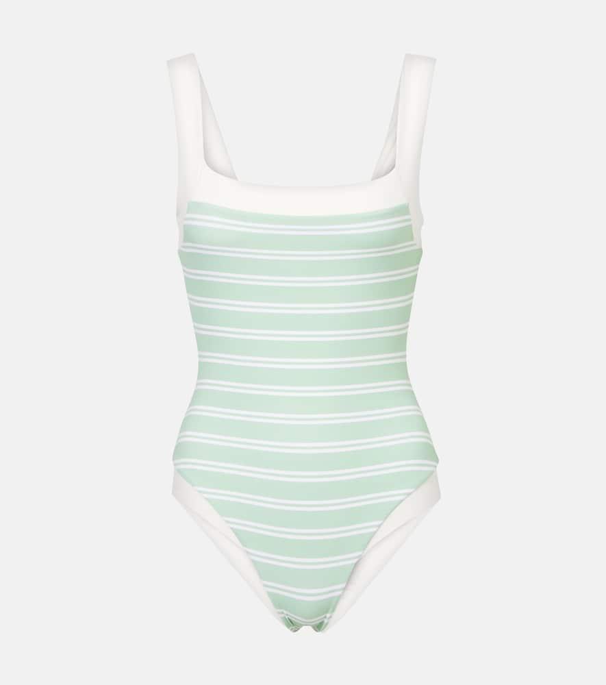 marysia bianco striped swimsuit