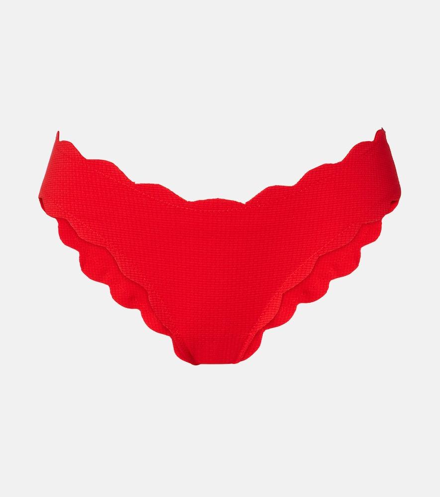 marysia high antibes scalloped bikini bottoms