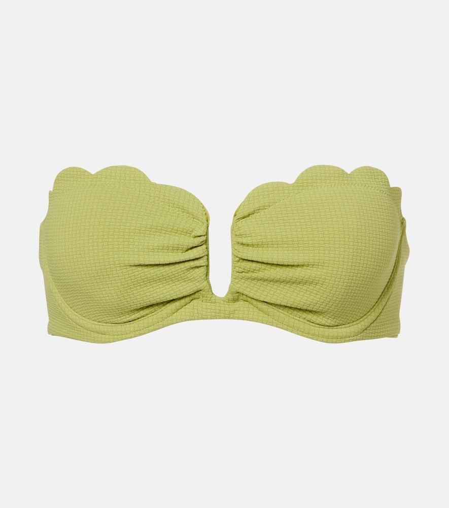 marysia lisbon scalloped bikini top