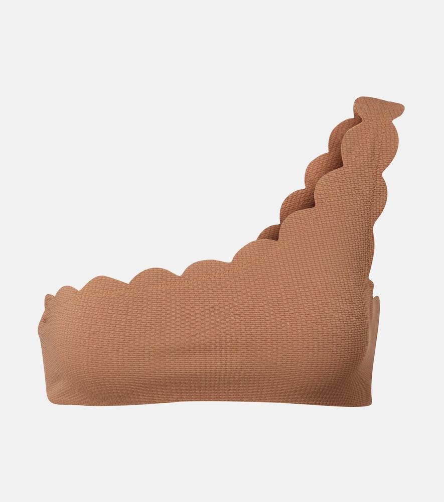 marysia santa barbara scalloped bikini top