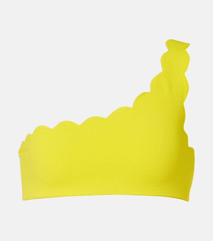 marysia santa barbara scalloped bikini top