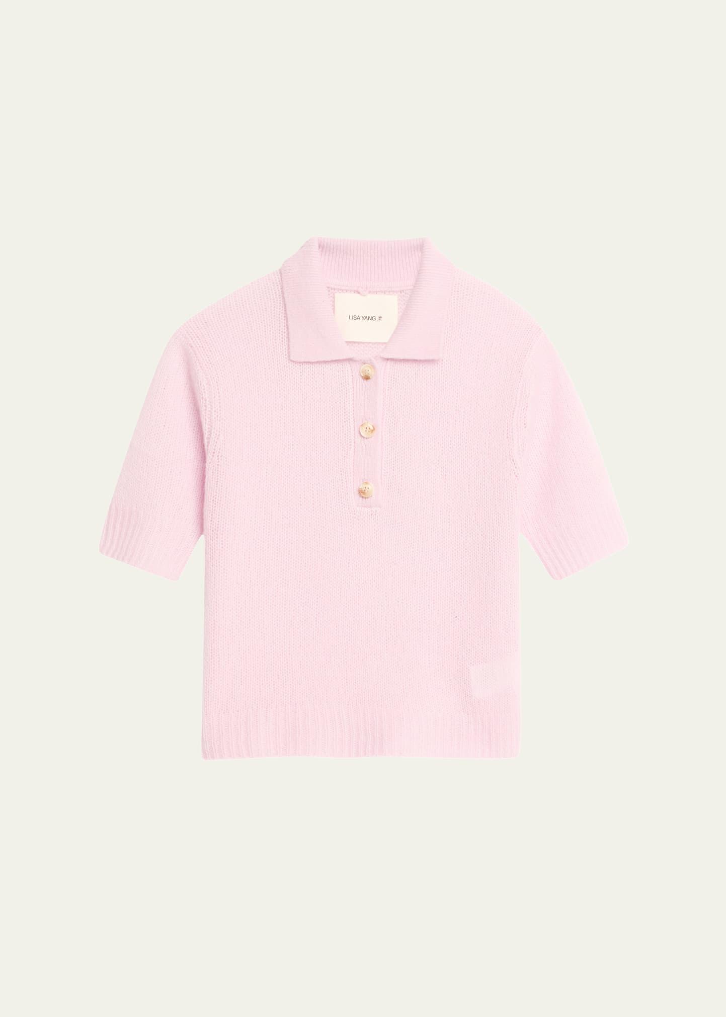 masy cashmere polo sweater