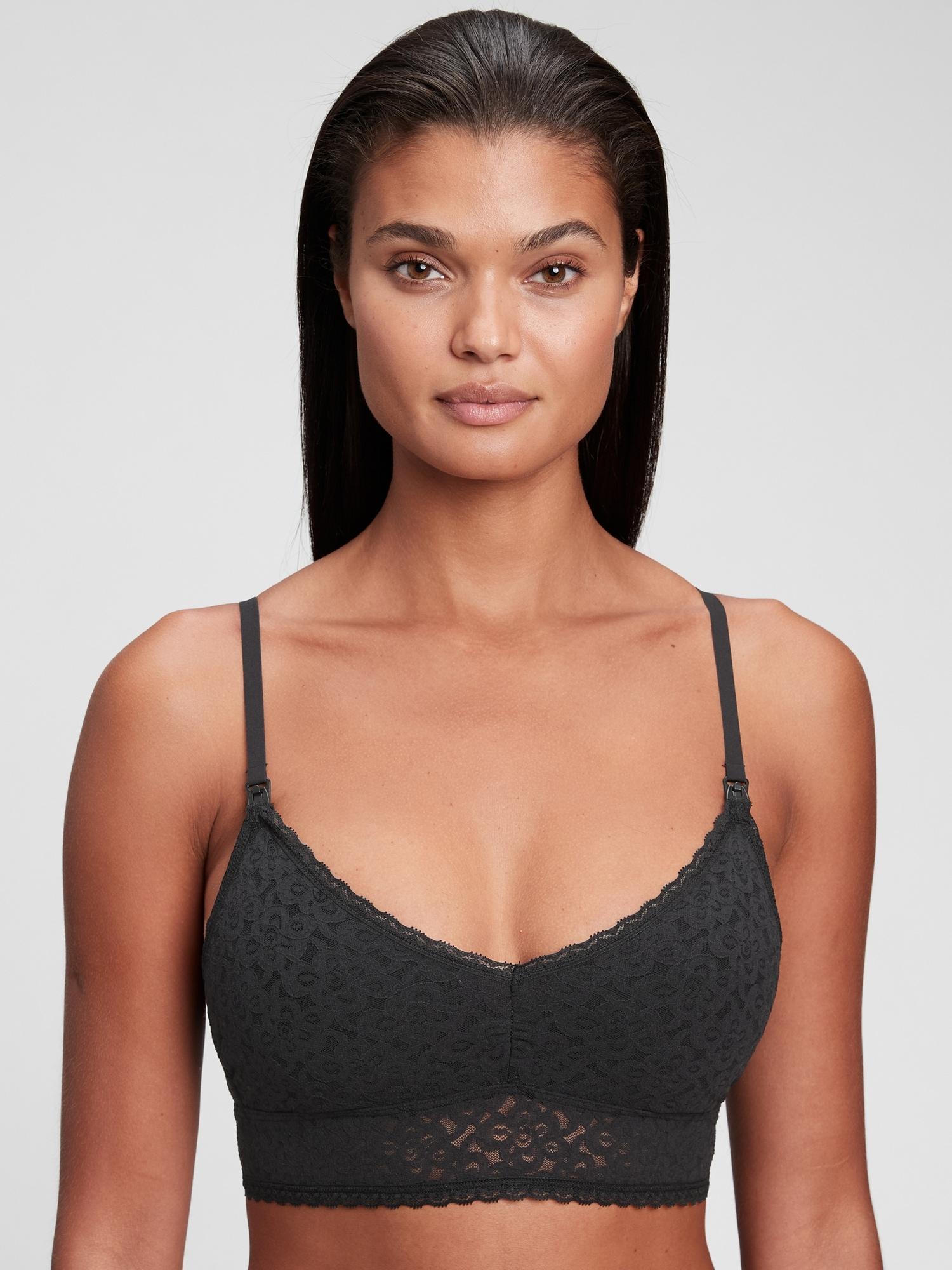 maternity lace nursing bra