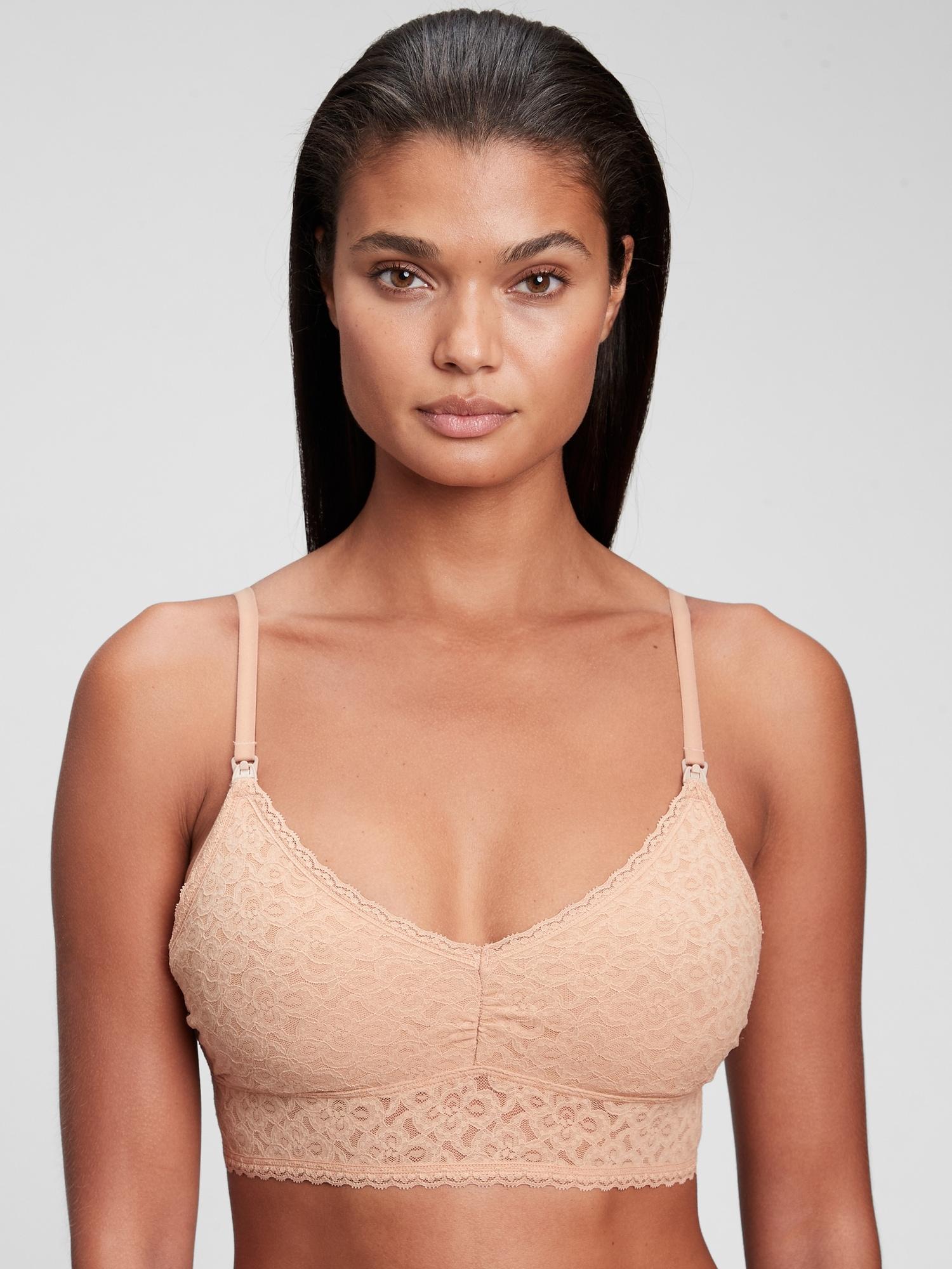 maternity lace nursing bra