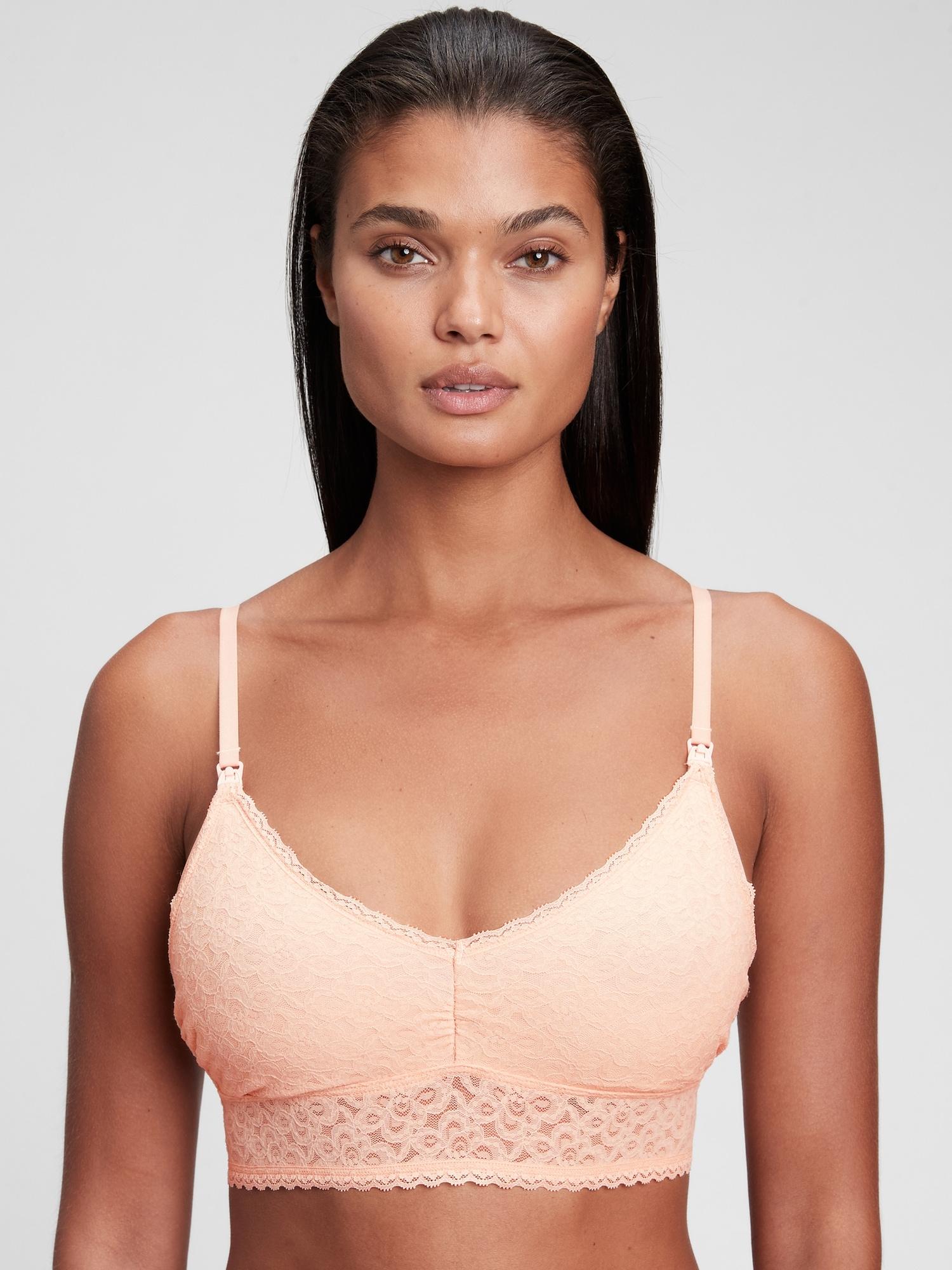 maternity lace nursing bra