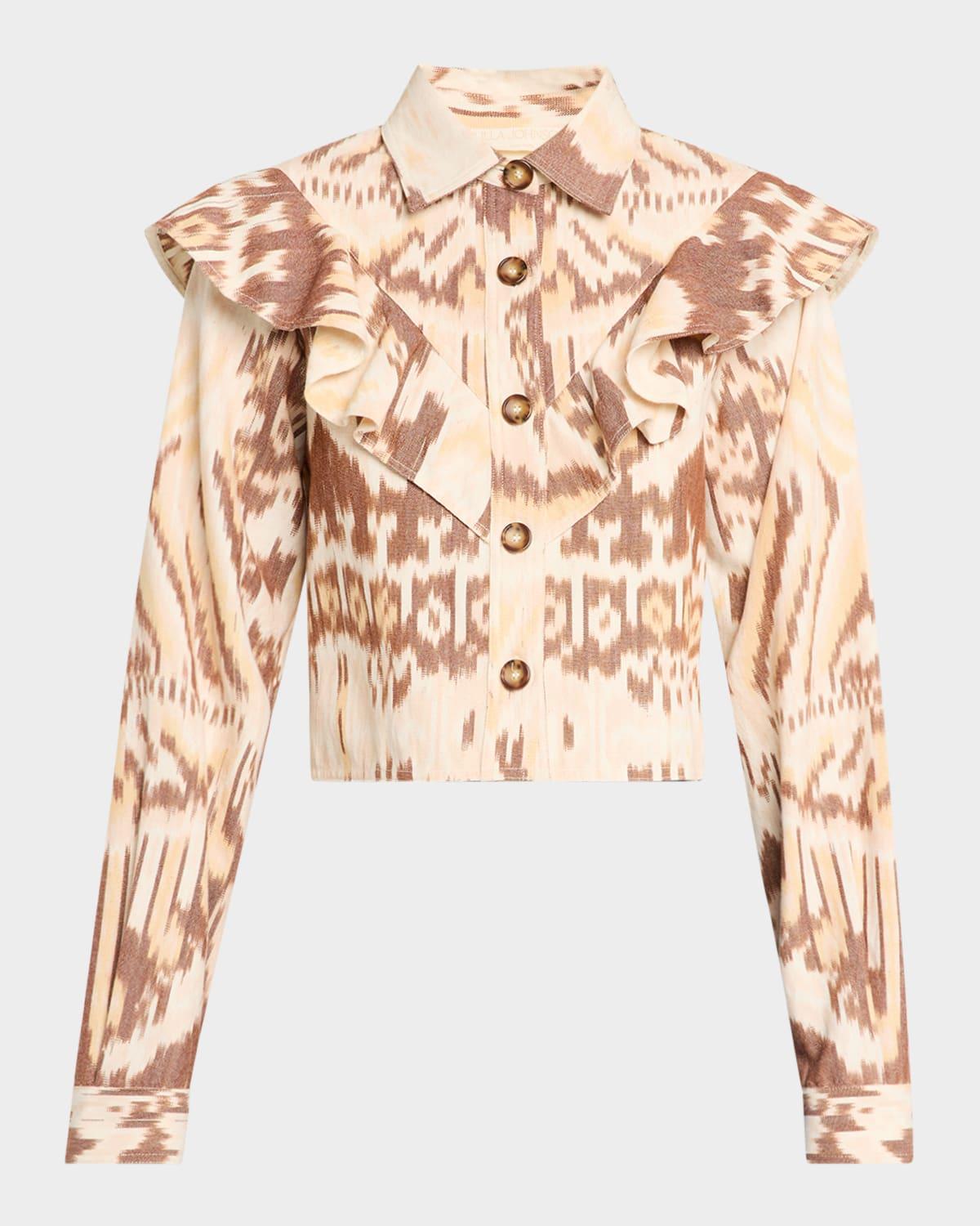 mathilde long-sleeve blouse