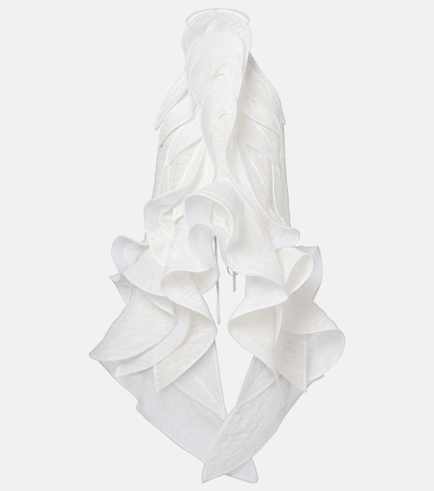 maticevski étoile wave ruffled top